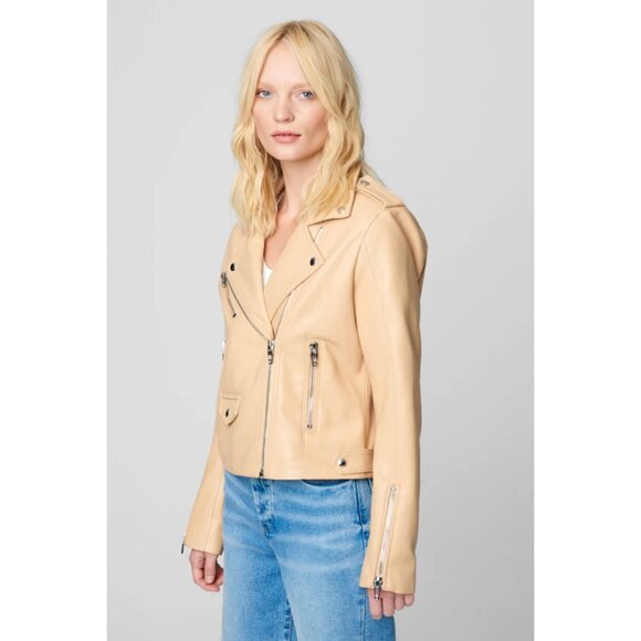 NEW NWT Blank NYC “Head to Toe” Vegan Leather Quilted Moto Jacket XS - Picture 12 of 16